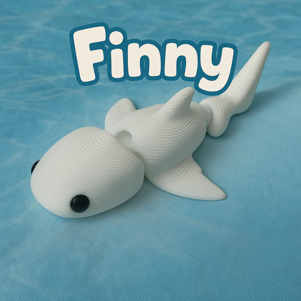 Finny flexi keychain