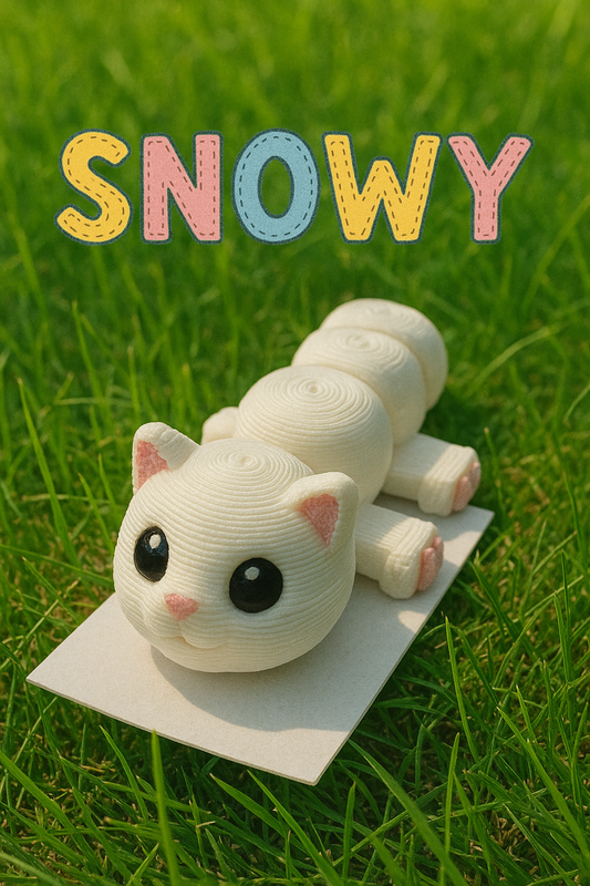 Snowy-Flexi Keychain